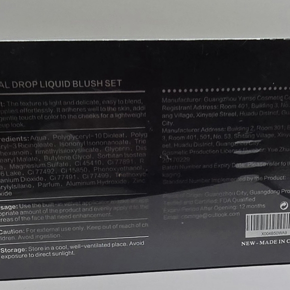 Comnge 4 Piece Blush Set - Beige, Peach, Pink, And Rose Colors - Picture 3 of 3